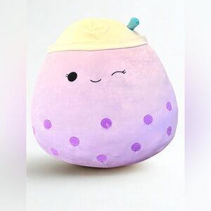 Squishmallow Poplina the Purple Boba Tea XL